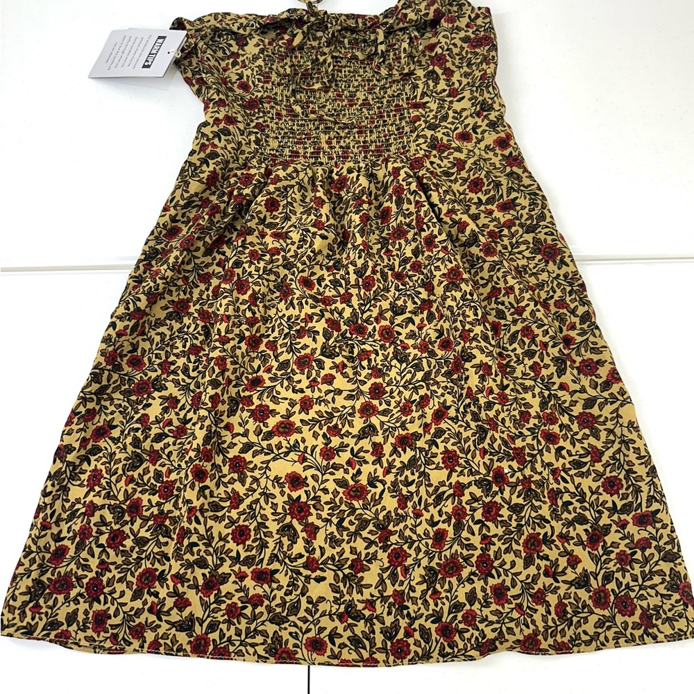 Floral mini sun dress size small - Picture 1 of 8